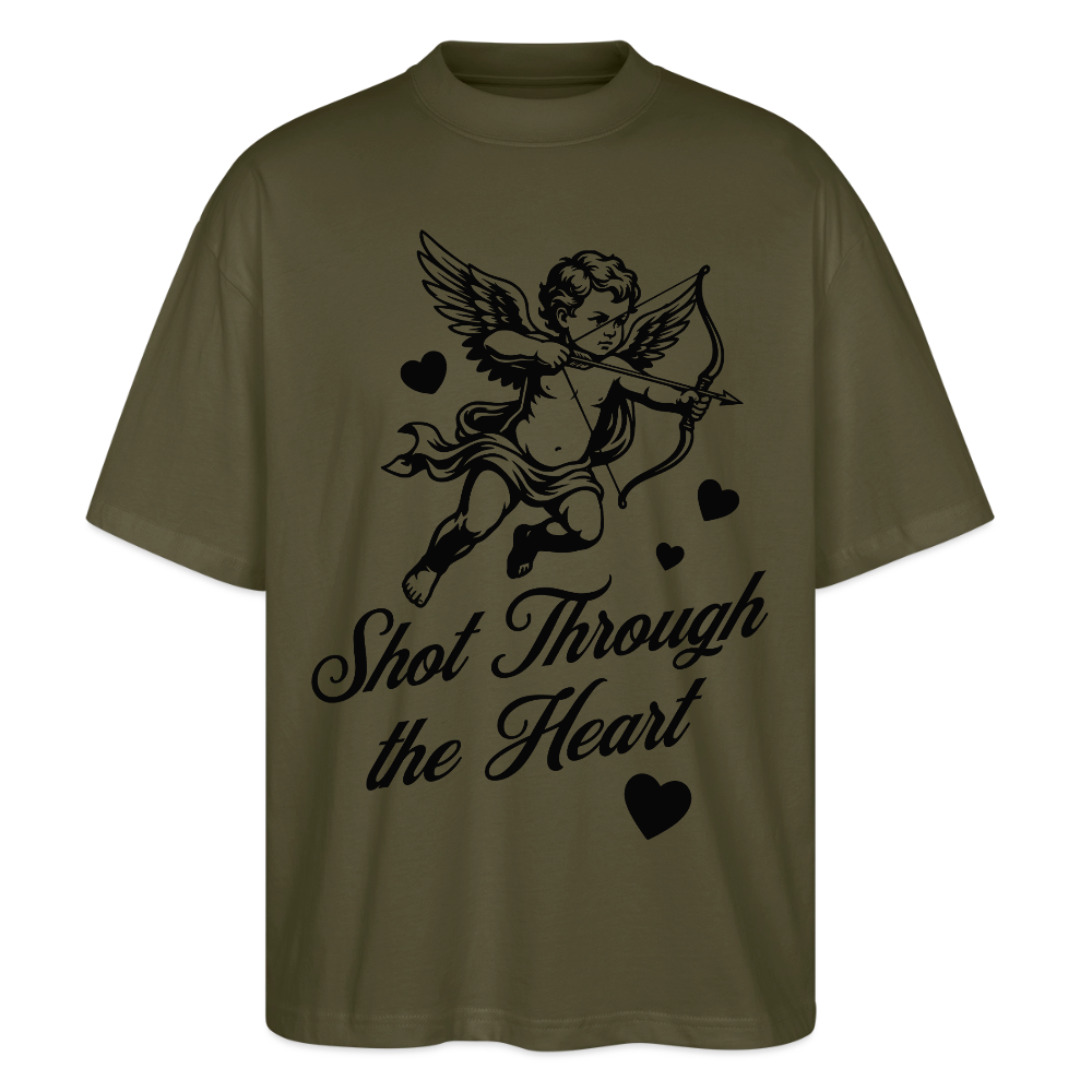 Amor Design – Oversized Unisex Bio T-Shirt - Khaki