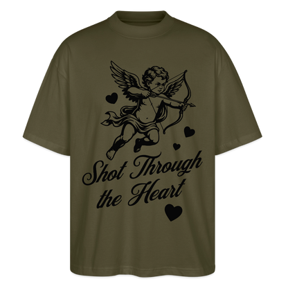 Amor Design – Oversized Unisex Bio T-Shirt - Khaki