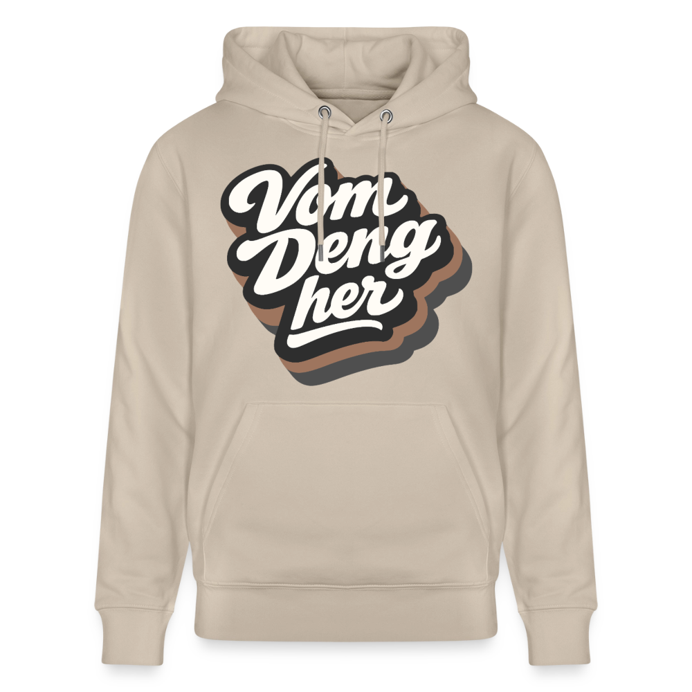 Vom Deng her Design – Unisex Bio-Hoodie - Beige