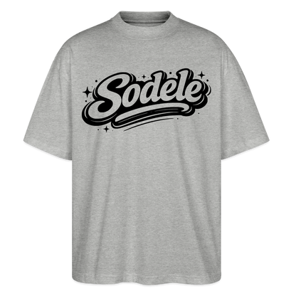 Sudele Design – Oversized Unisex Bio T-Shirt - Grau meliert