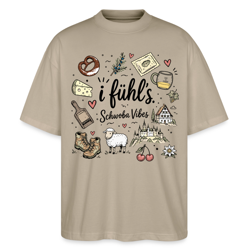 Oversized Unisex Bio T-Shirt - Steingrau