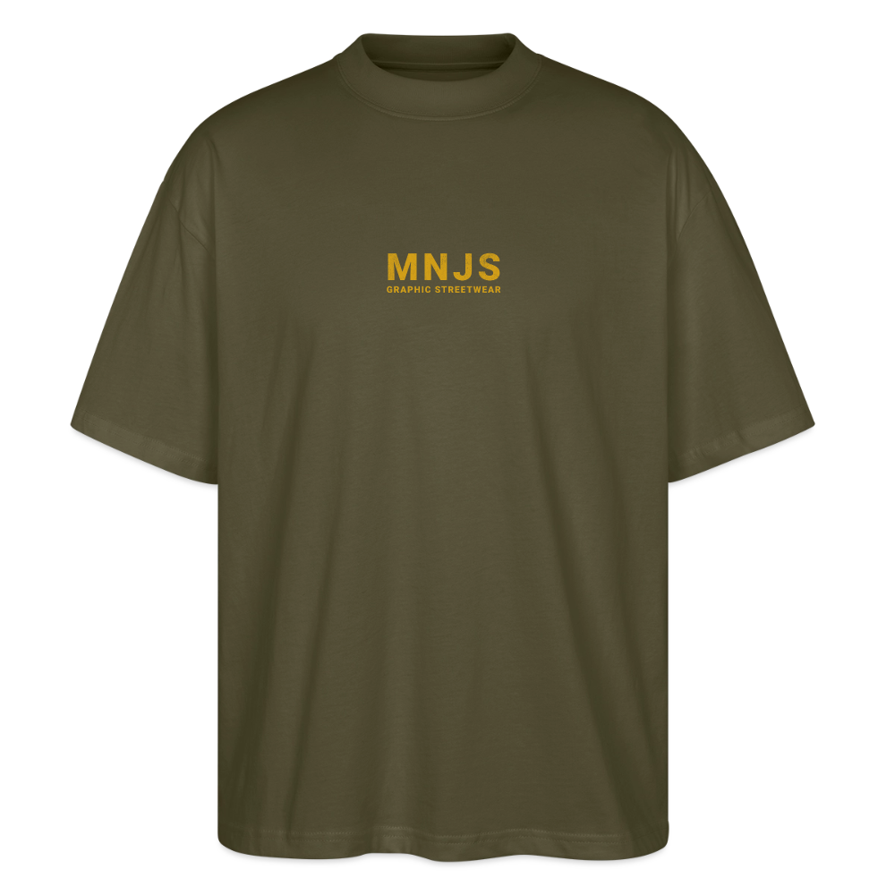 Skate Bunny Design – Oversized Unisex Bio T-Shirt - Khaki