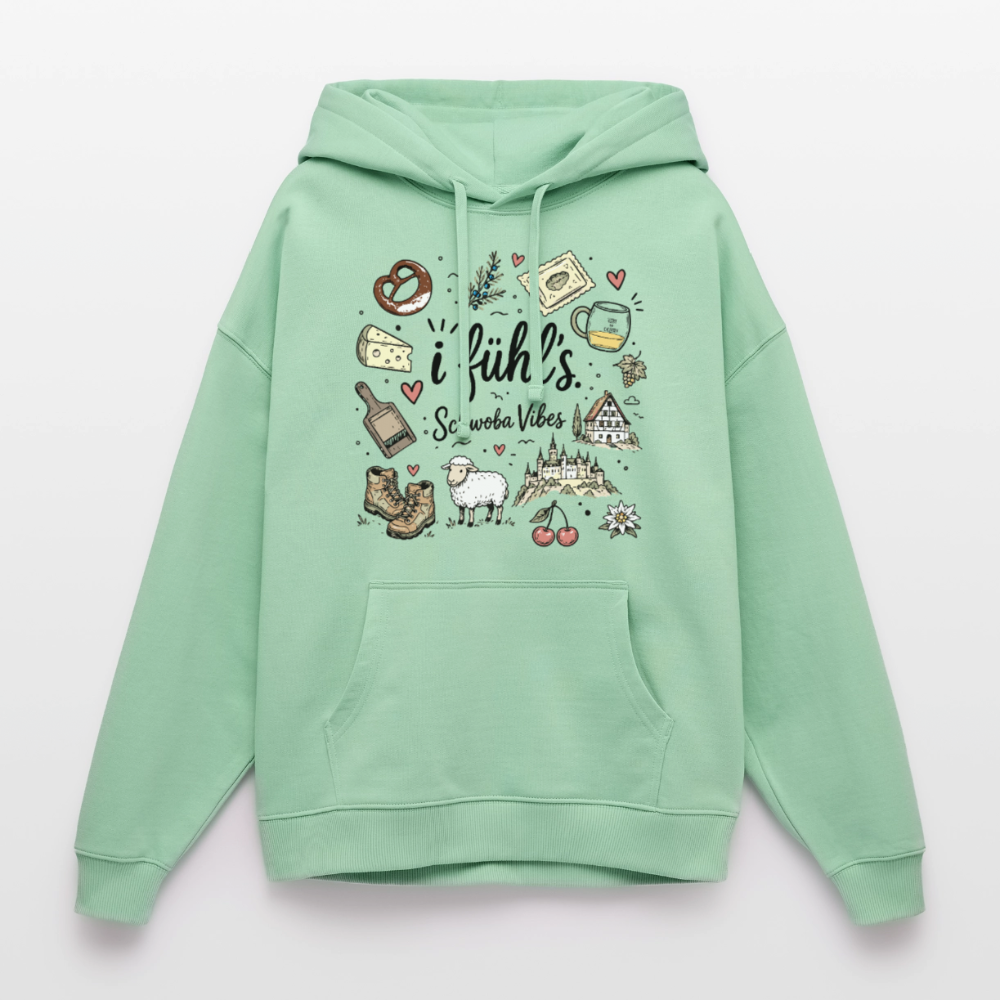 Alb Liebe Design – Oversized Unisex Hoodie - Nebeljade