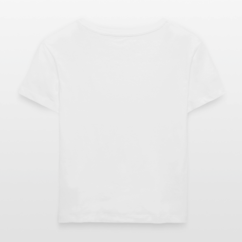 Tiger Skull Design – Rundhals Frauen Bio-T-Shirt - Weiß