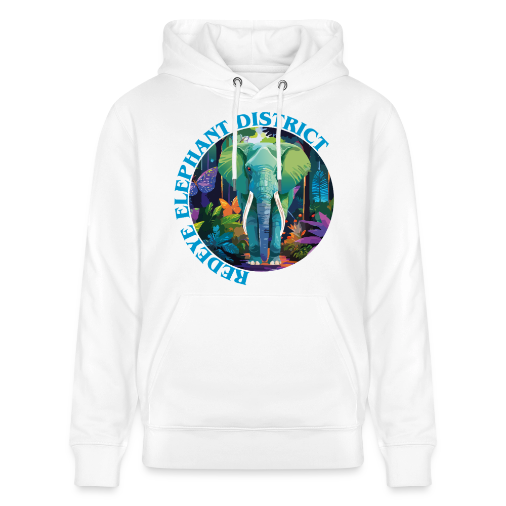 Elephant Design – Unisex Bio-Hoodie - Weiß