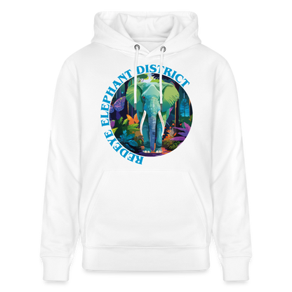 Elephant Design – Unisex Bio-Hoodie - Weiß