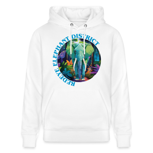 Elephant Design – Unisex Bio-Hoodie - Weiß