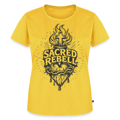 Sacred Rebell Design – Frauen Premium T-Shirt - Sonnengelb