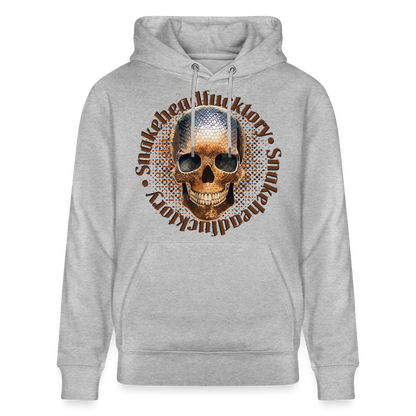 Snake Skull Design – Unisex Bio-Hoodie - Grau meliert