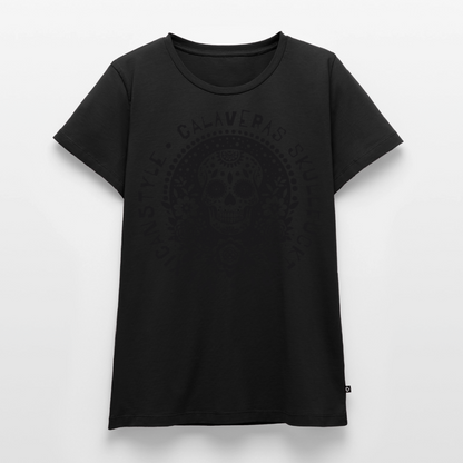 Sugar Skull Black Design - Frauen Premium T-Shirt - Schwarz