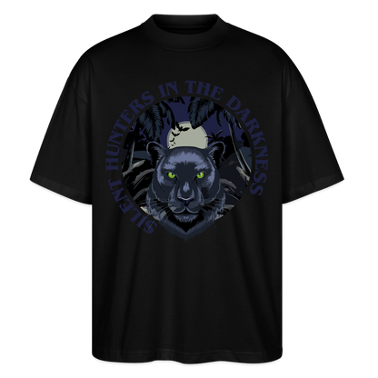 Silent Hunter Design – Oversized Unisex Bio T-Shirt - Schwarz