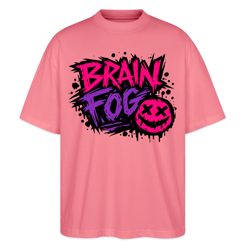 Brain Fog Design – Oversized Unisex Bio T-Shirt - Pink 