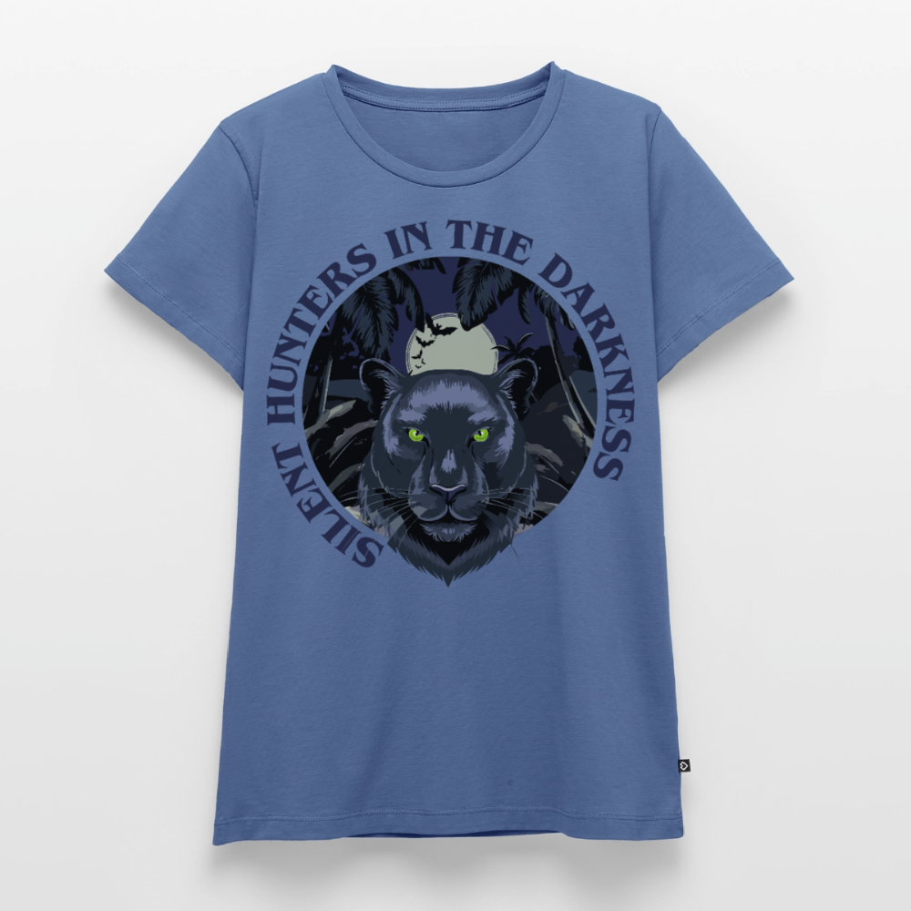 Silent Hunter Design – Frauen Premium T-Shirt - Taubenblau