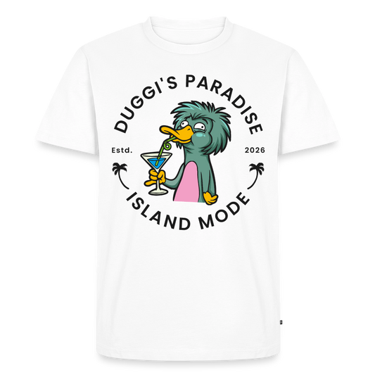 Nuggis Paradise Design – Männer Premium T-Shirt - Weiß