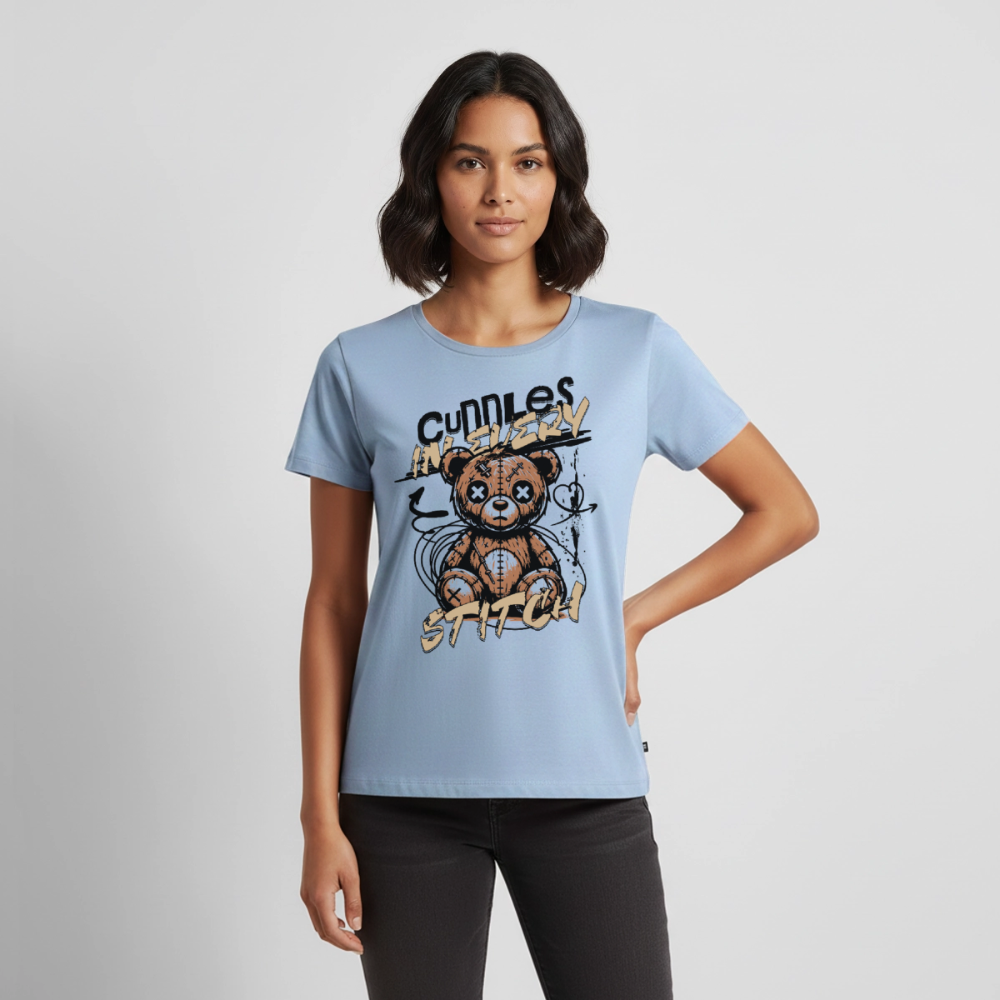 Bear Design – Frauen Premium T-Shirt - Hellblau