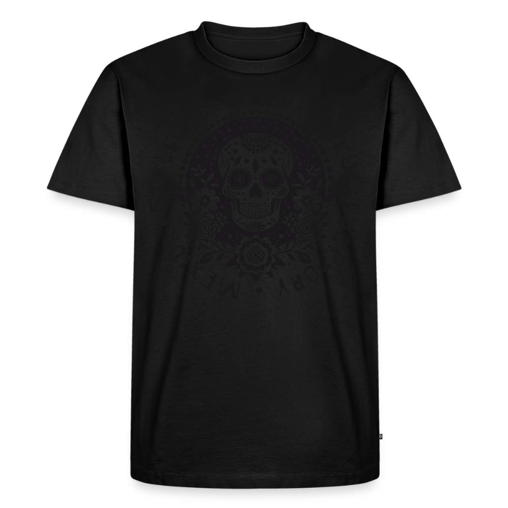 Sugar Skull Black Design - Männer Premium T-Shirt - Schwarz