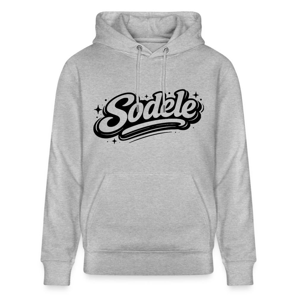 Sudele Design – Unisex Bio-Hoodie - Grau meliert