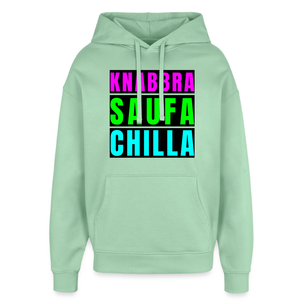 Knabbra Saufa Chilla – Oversized Unisex Hoodie - Nebeljade