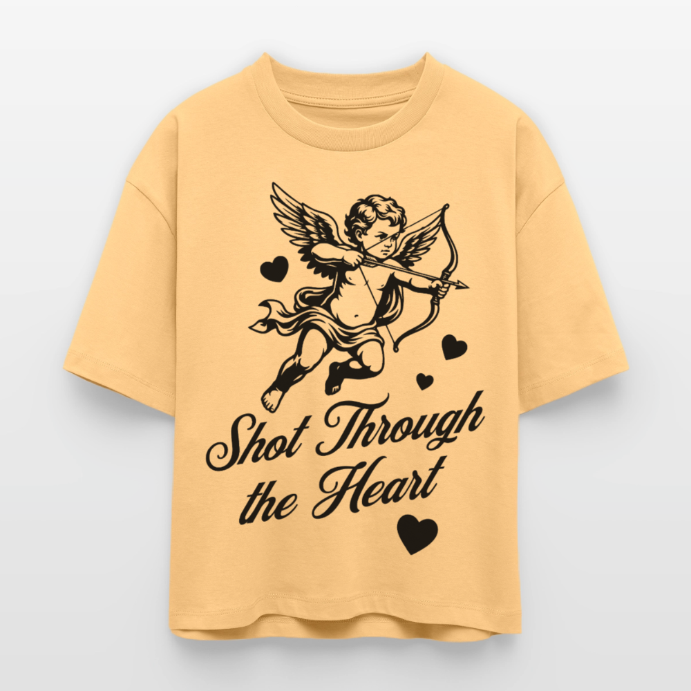 Amor Design – Frauen Boxy Bio-T-Shirt - Mispel