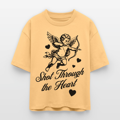 Amor Design – Frauen Boxy Bio-T-Shirt - Mispel