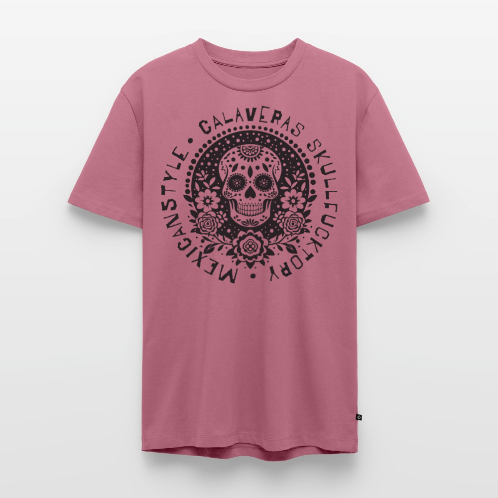 Sugar Skull Black Design - Männer Premium T-Shirt - Mauve