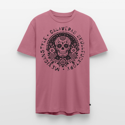 Sugar Skull Black Design - Männer Premium T-Shirt - Mauve