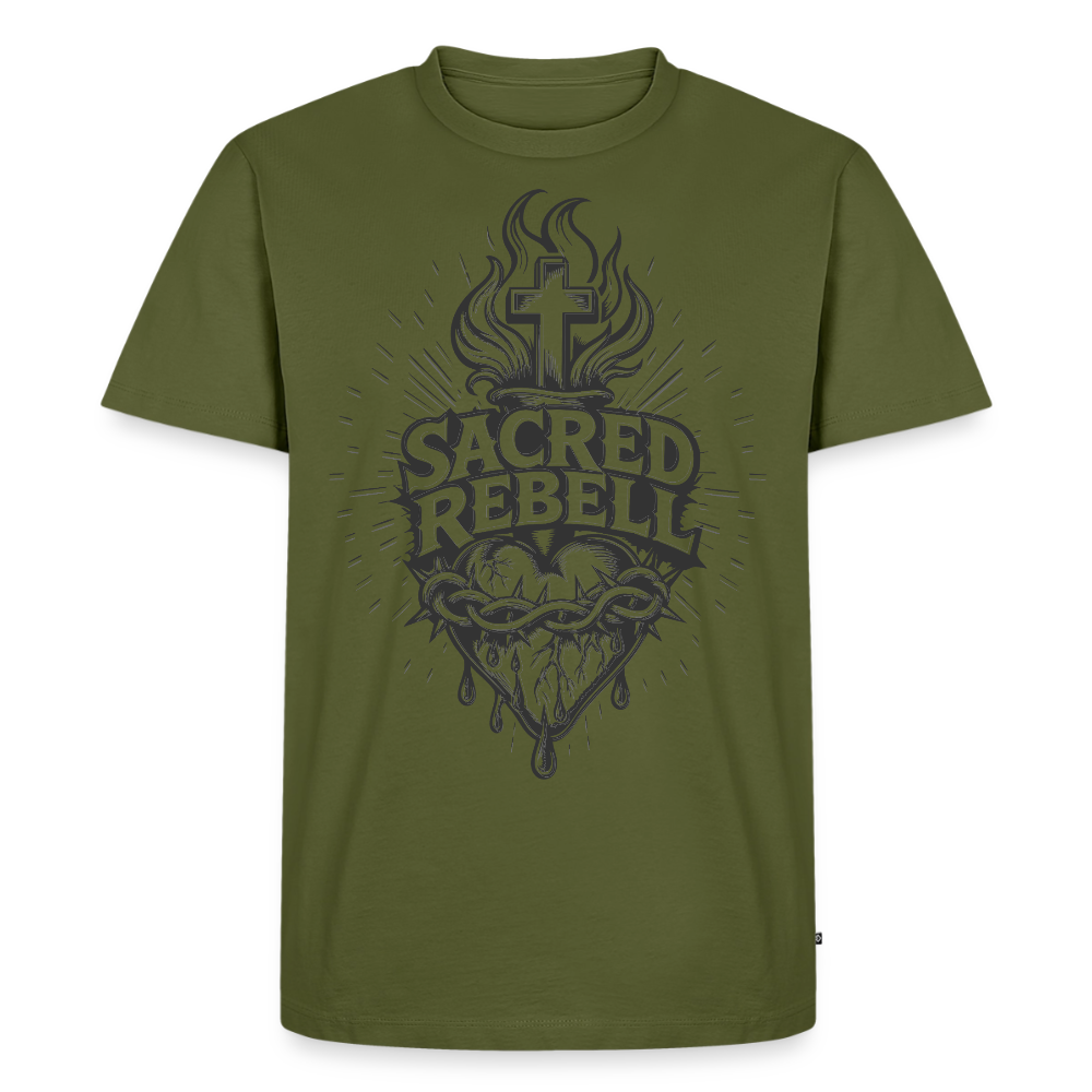 Sacred Rebell Design – Männer Premium T-Shirt - Khaki