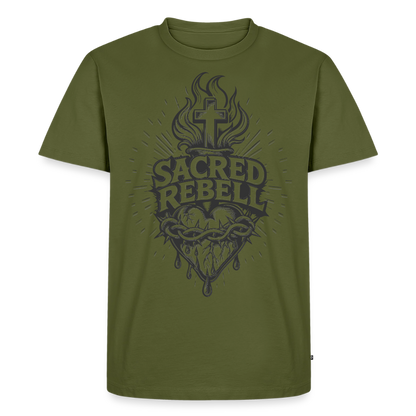 Sacred Rebell Design – Männer Premium T-Shirt - Khaki