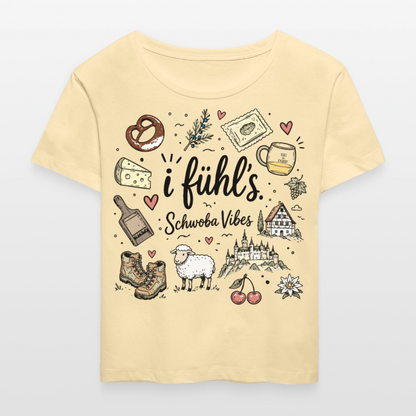 Rundhals Frauen Bio-T-Shirt - Creme