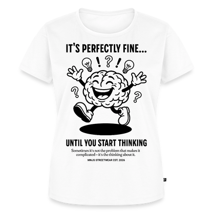Brain Design – Frauen Premium T-Shirt - Weiß