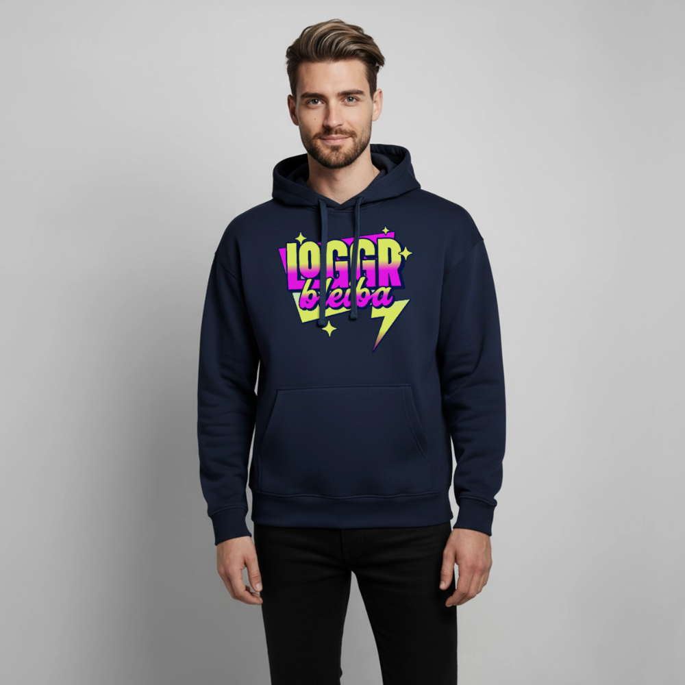 Logger bleb Design – Oversized Unisex Hoodie - Navy