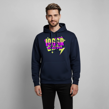 Logger bleb Design – Oversized Unisex Hoodie - Navy