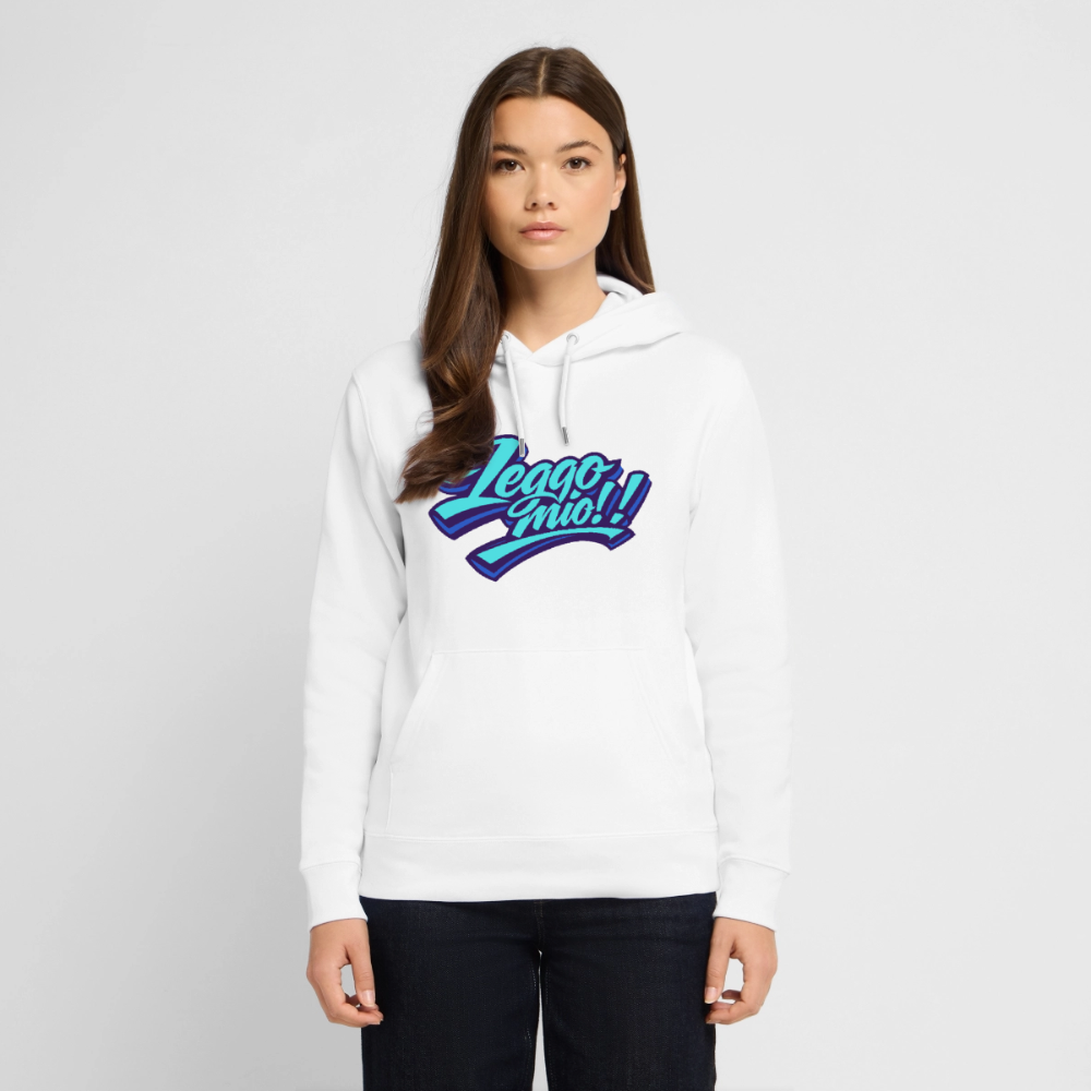Leggomio Design – Unisex Bio-Hoodie - Weiß