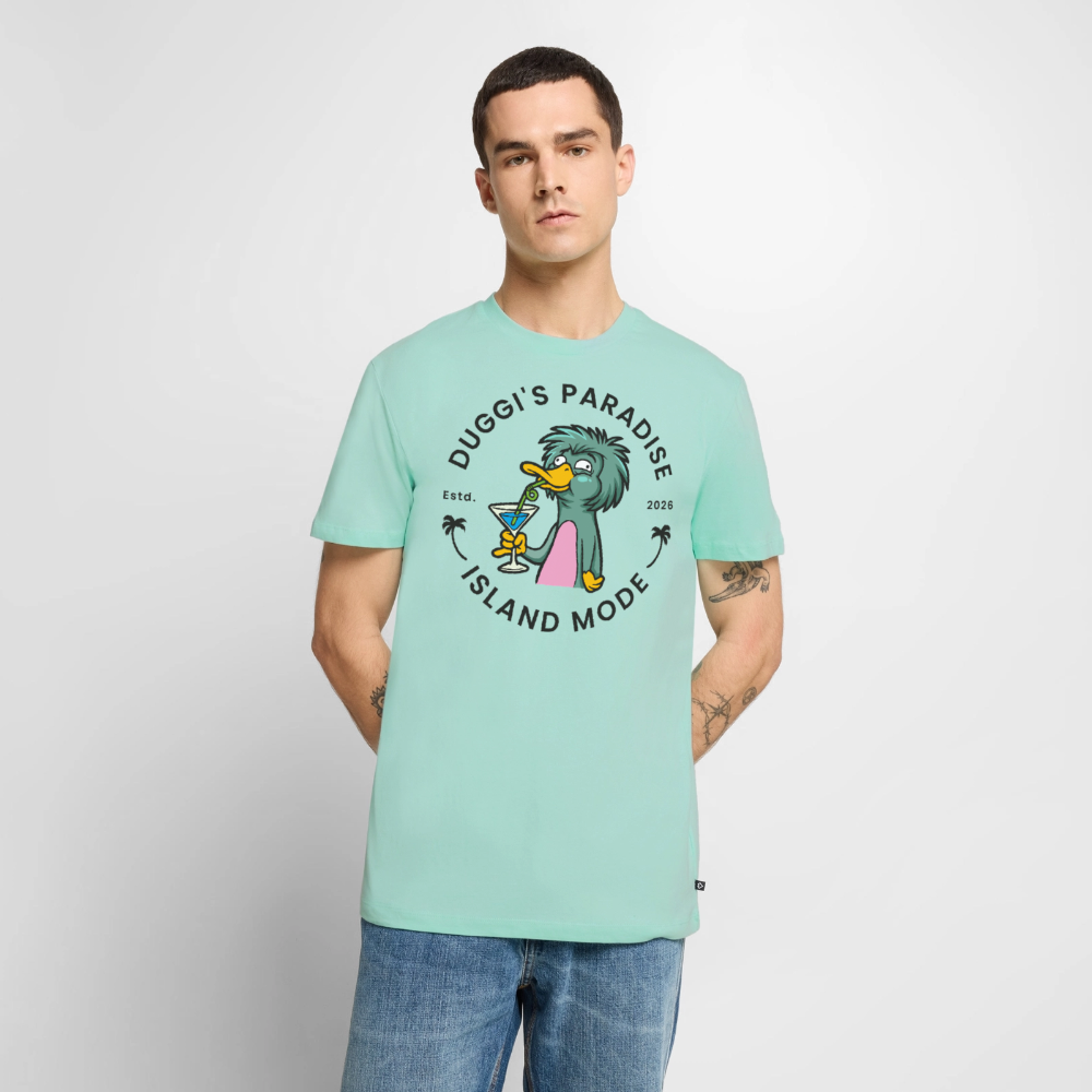 Nuggis Paradise Design – Männer Premium T-Shirt - Mint 