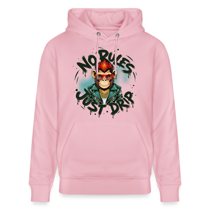 Monkey No Rules Design – Unisex Bio-Hoodie - Hellrosa