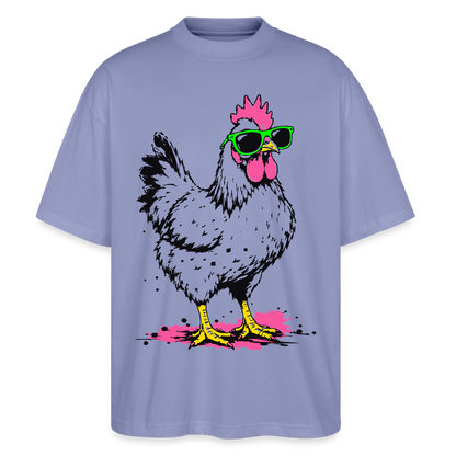 Street Chicken Design – Oversized Unisex Bio T-Shirt - Violett