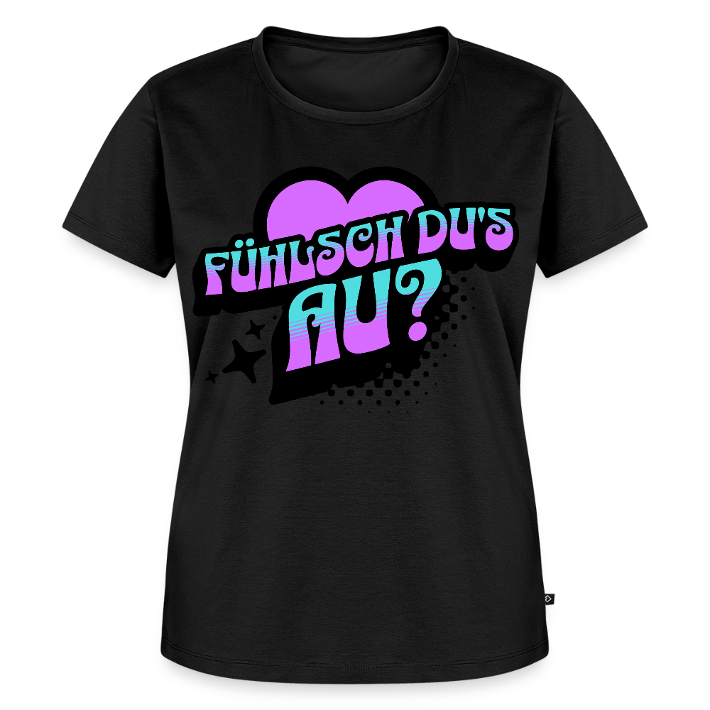Fühlsch du‘s au Design – Frauen Premium T-Shirt - Schwarz