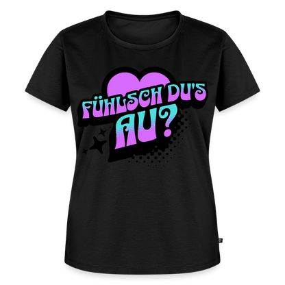 Fühlsch du‘s au Design – Frauen Premium T-Shirt - Schwarz