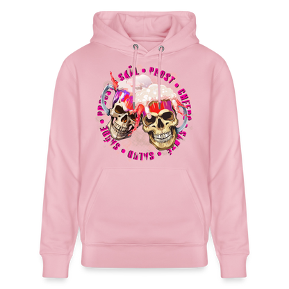 Party Skull Design Pink – Unisex Bio-Hoodie - Hellrosa