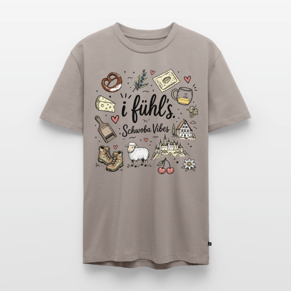 Alb Liebe Design – Männer Premium T-Shirt - Taupe