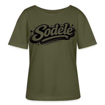 Sudele Design – Rundhals Frauen Bio-T-Shirt - Khaki