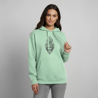 Sacred Rebell Design – Oversized Unisex Hoodie - Nebeljade