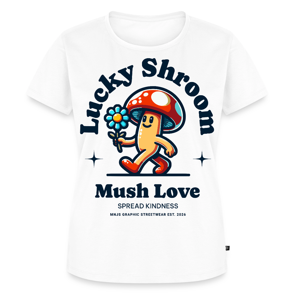 Lucky Shroom Design – Frauen Premium T-Shirt - Weiß