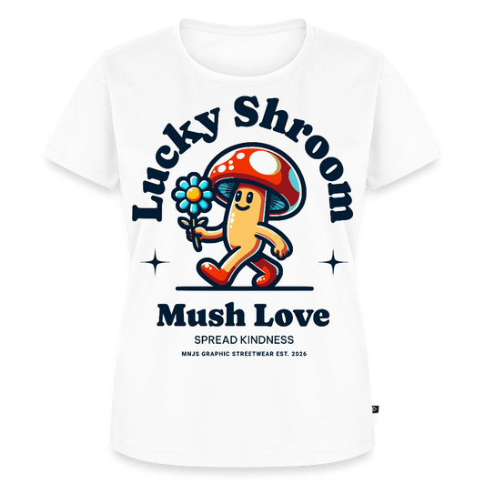 Lucky Shroom Design – Frauen Premium T-Shirt - Weiß