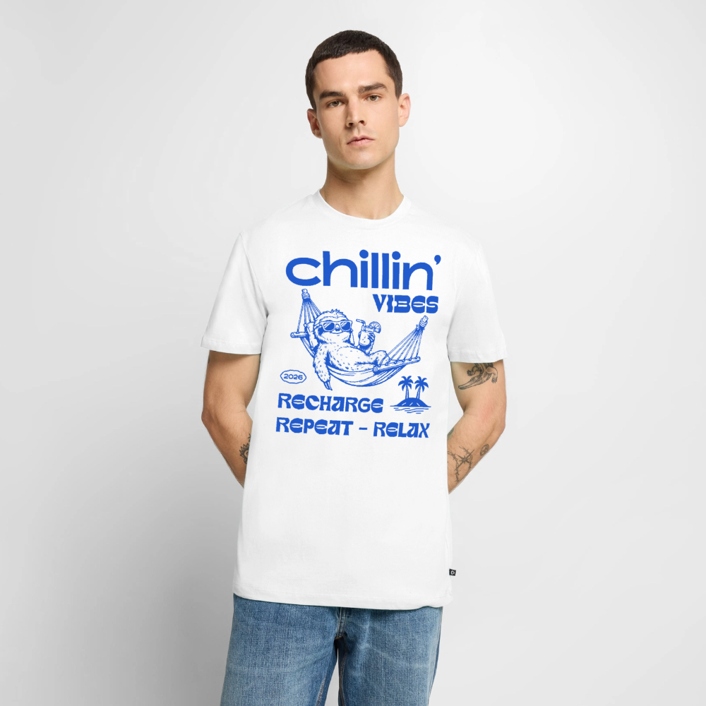 Chillen Vibes Design – Männer Premium T-Shirt - Weiß