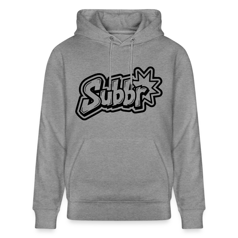 Subbr Design – Unisex Bio-Hoodie - Hellgrau marmoriert