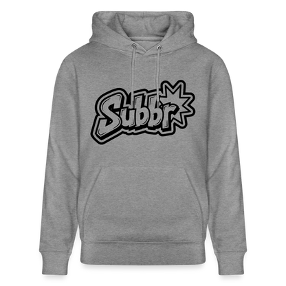 Subbr Design – Unisex Bio-Hoodie - Hellgrau marmoriert