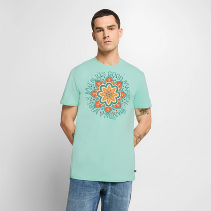 Mandala Türkis Design – Männer Premium T-Shirt - Mint 