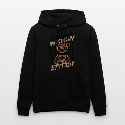 Bear Design – Unisex Bio-Hoodie - Schwarz