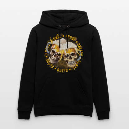 Party Skull Design – Unisex Bio-Hoodie - Schwarz